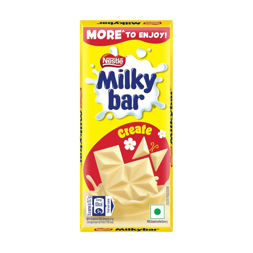 Nestlé Milkybar Mould Butterscotch Bite, Yummy & Creamy Treat